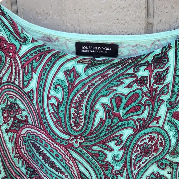 NWT Jones New York Signature Woman Size 2X top shirt - Picture 2 of 5